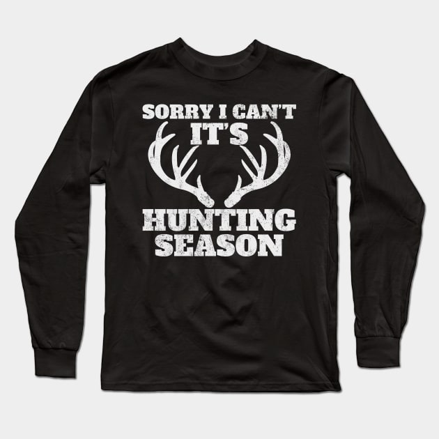 Deer Hunting Hunters Hunting Season Long Sleeve T-Shirt by KAWAIITEE